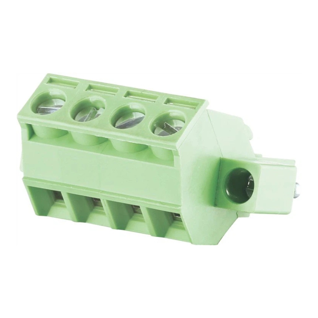 11 Position, 5.08 mm PCB Terminal Block Plug, Screw Clamp, With Screw,  Angled Wire Entry