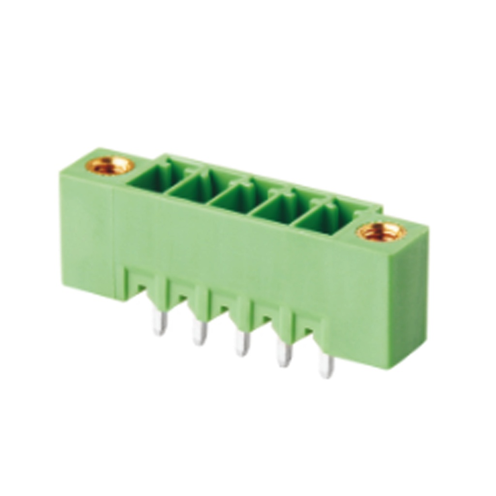 15 Position PCB Terminal Block with Screw Lock, 3.5mm Spacing