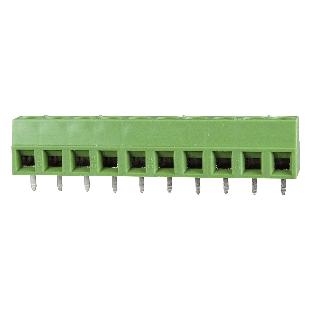 11 Position PCB Screw Terminal Block, 5.08mm Pin Spacing, 14A, 300V, 30-14 AWG, UL Ratings