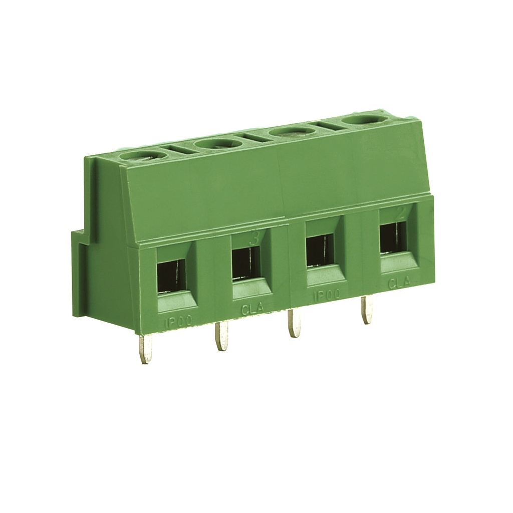 11-Position Miniature PCB Header, 7.5 mm Pitch, 14 Amp, 300 V, Vertical Wire Entry