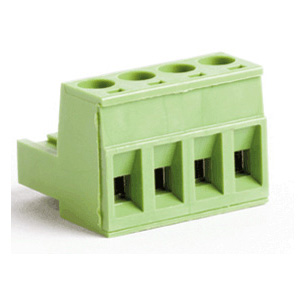 4 Position Pluggable Terminal Block, Screw Connector Terminal Wiring, 5.08mm Spacing, 24-12 AWG