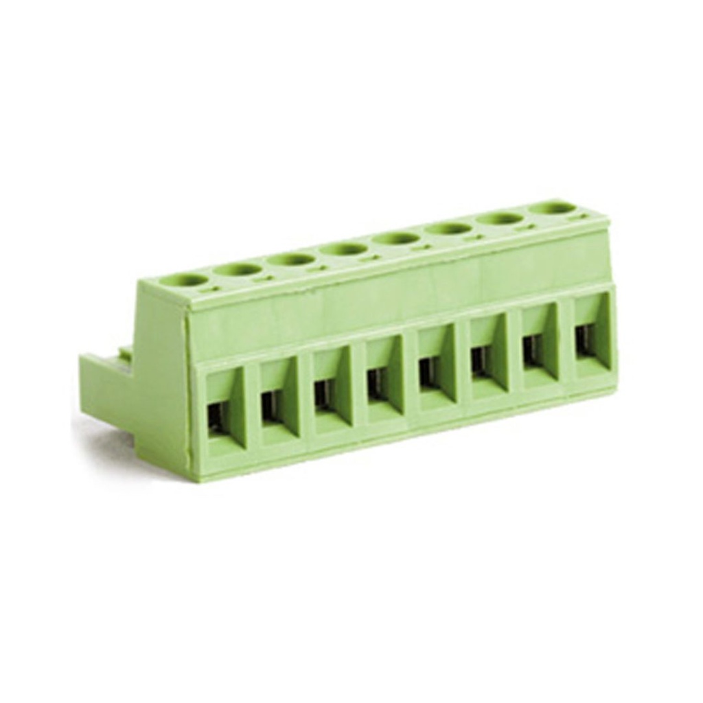 9 Position Pluggable Terminal Block, Screw Connector Terminal Wiring, 5.08mm Spacing, 24-12 AWG