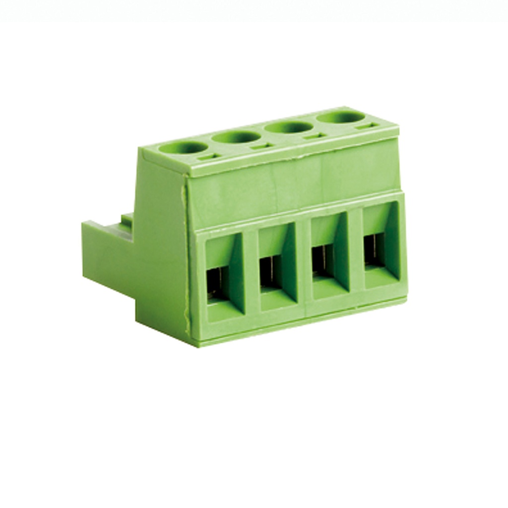 10 Position Pluggable Terminal Block, Screw Connector Terminal Wiring, 7.5mm Spacing, 24-12 AWG