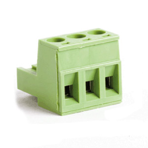 Pluggable terminal block, 7.5mm Pitch, horizontal screw clamp wire entry, 3 position