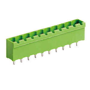 11 Position PCB Terminal Block Header With Closed Ends, Vertical, 5.08mm Pin Spacing, Polarizing Ribs