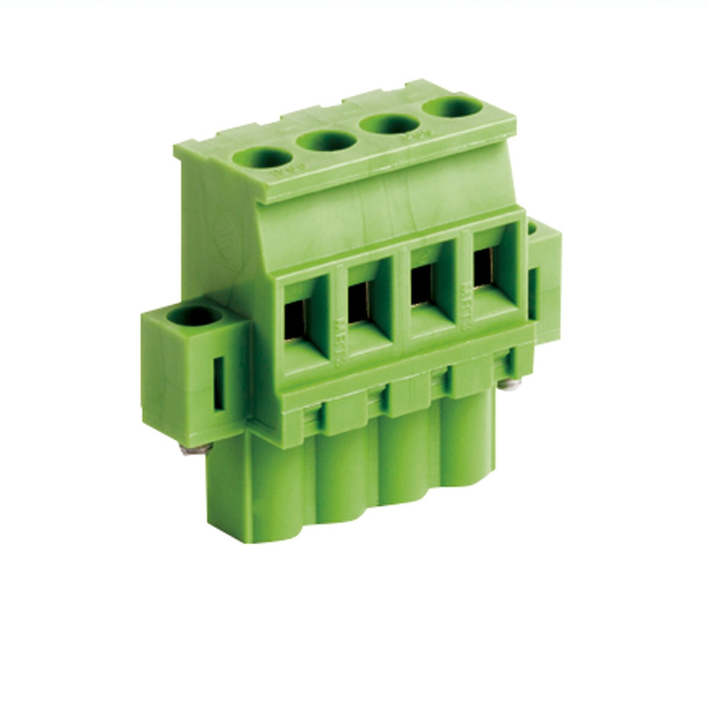 12 Position Pluggable Terminal Block, With Screw Locks, 5.08mm pitch, 24-12AWG, MRT3P5.08-12FV