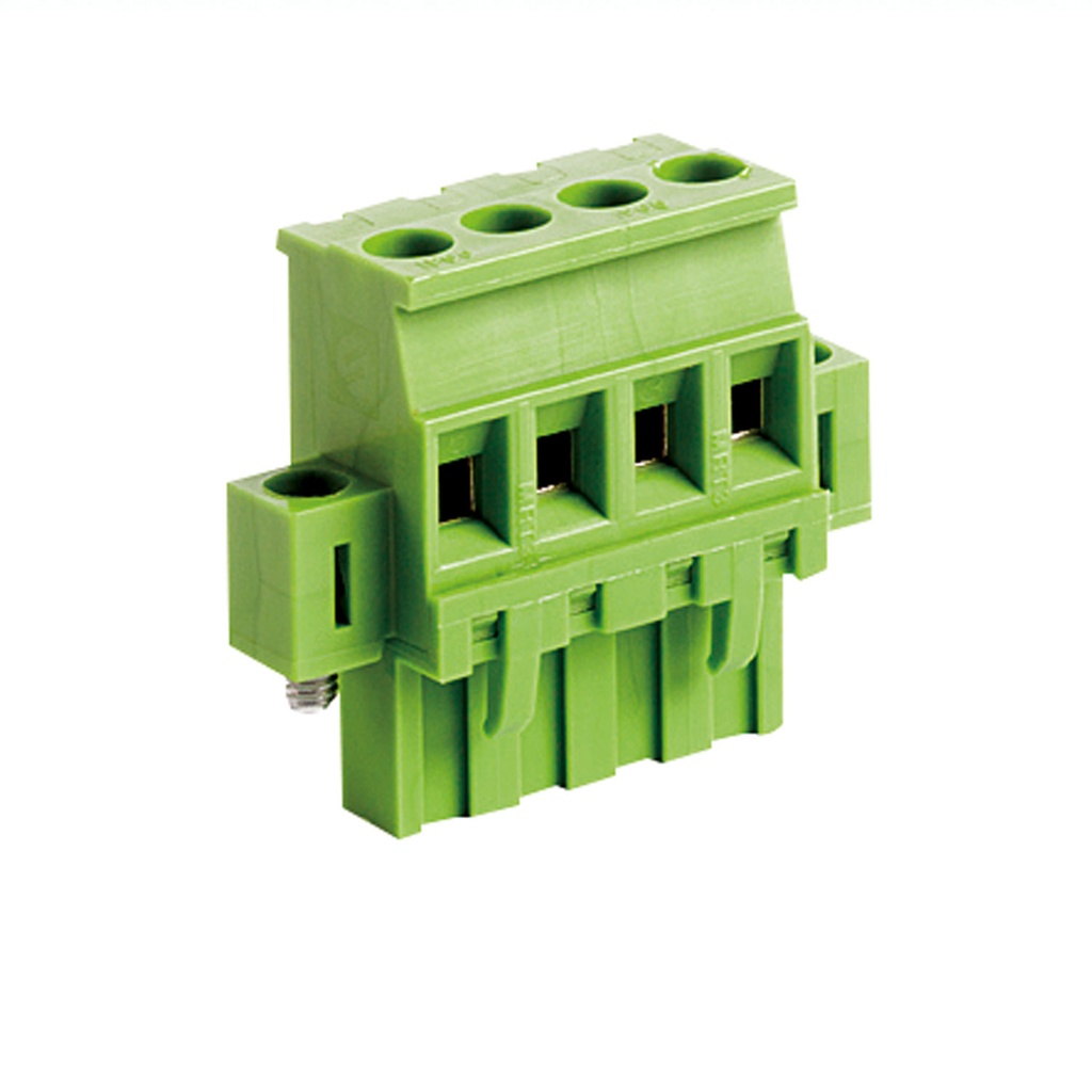 12 Position Pluggable Terminal Block, With Screw Locks, 5.08mm pitch, 24-12AWG, MRT3P5.08-12FVV01