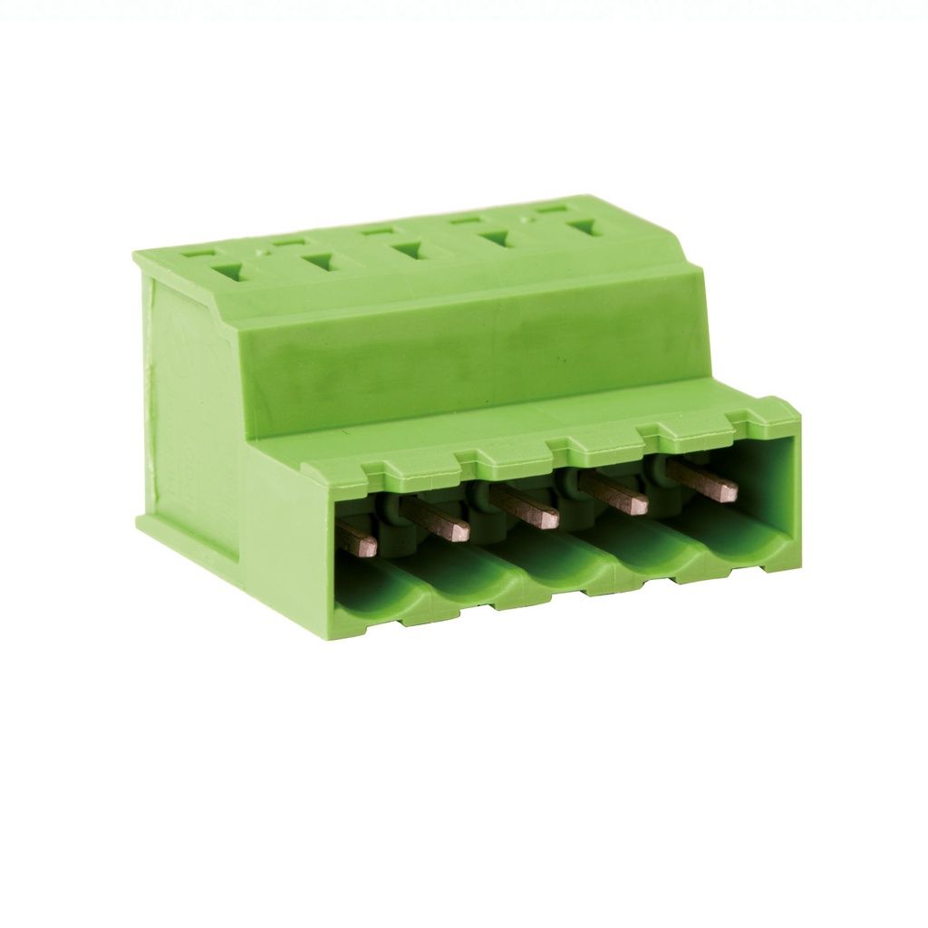 5.08mm Pitch Printed Circuit Board (PCB) Pluggable terminal block, Spring Cage Connection, standard, 10 position