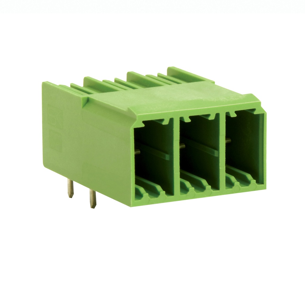 8 Position 41 Amp PCB Header, Horizontal, For Use With Pluggable Terminal Block Connectors, PWM1P7.62-8DPSQ