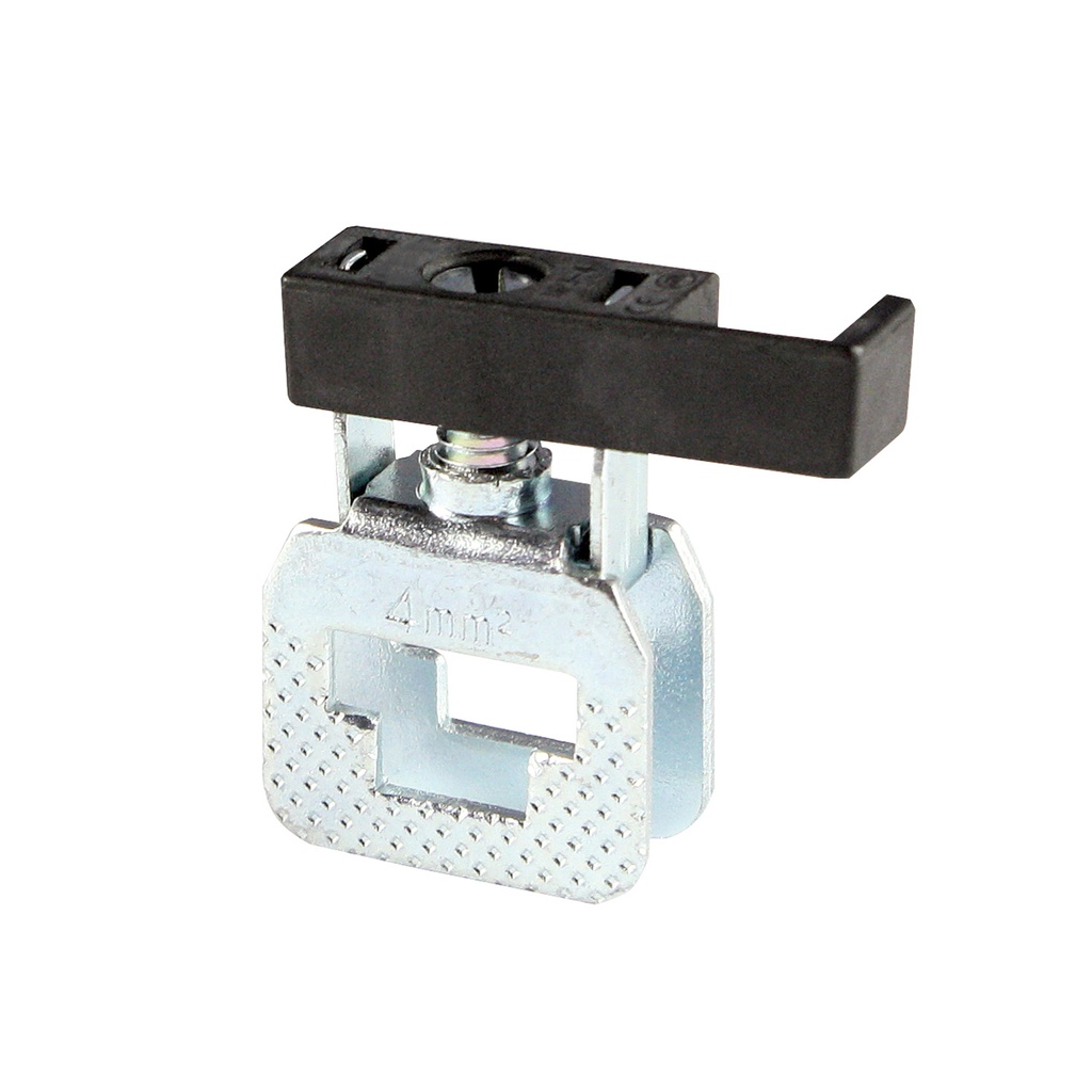 Busbar Terminal Block, Use With ASI Terminal Block Bus bar. Slide-on Busbar Terminal Block With Insulated Black Cap, 20-10 AWG, 300V, 20A,