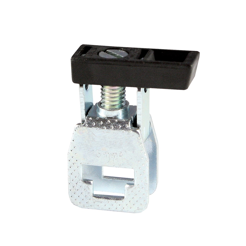 Busbar Terminal Block, Use With ASI Terminal Block Bus bar. Slide-on Busbar Terminal Block With Insulated Black Cap, 16-6 AWG, 300V, 50A,