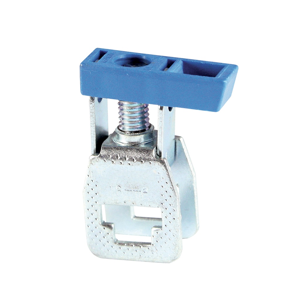 Busbar Connection terminal, 16-6 AWG, 300V, 50 Amp, Blue