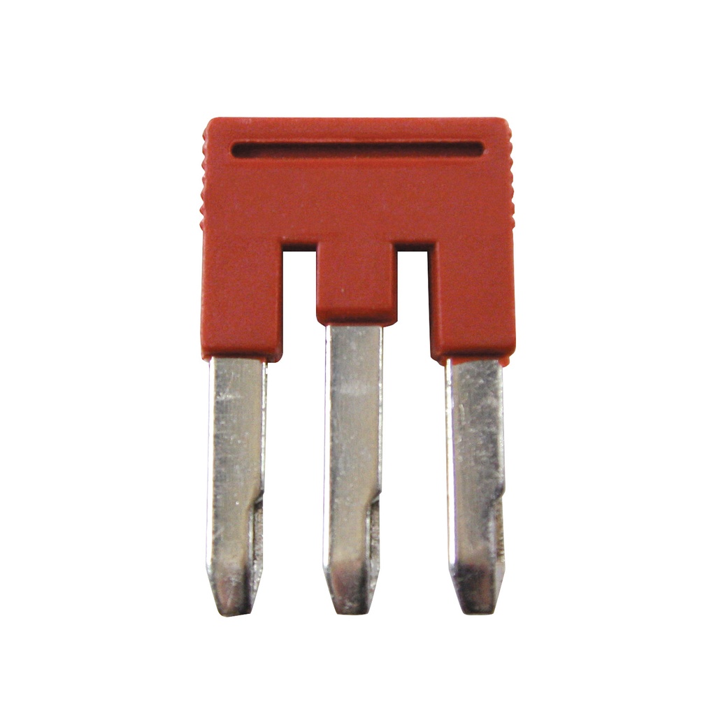 Push-In Jumper for Terminal Blocks, 5.2 mm Spacing, 3 Position