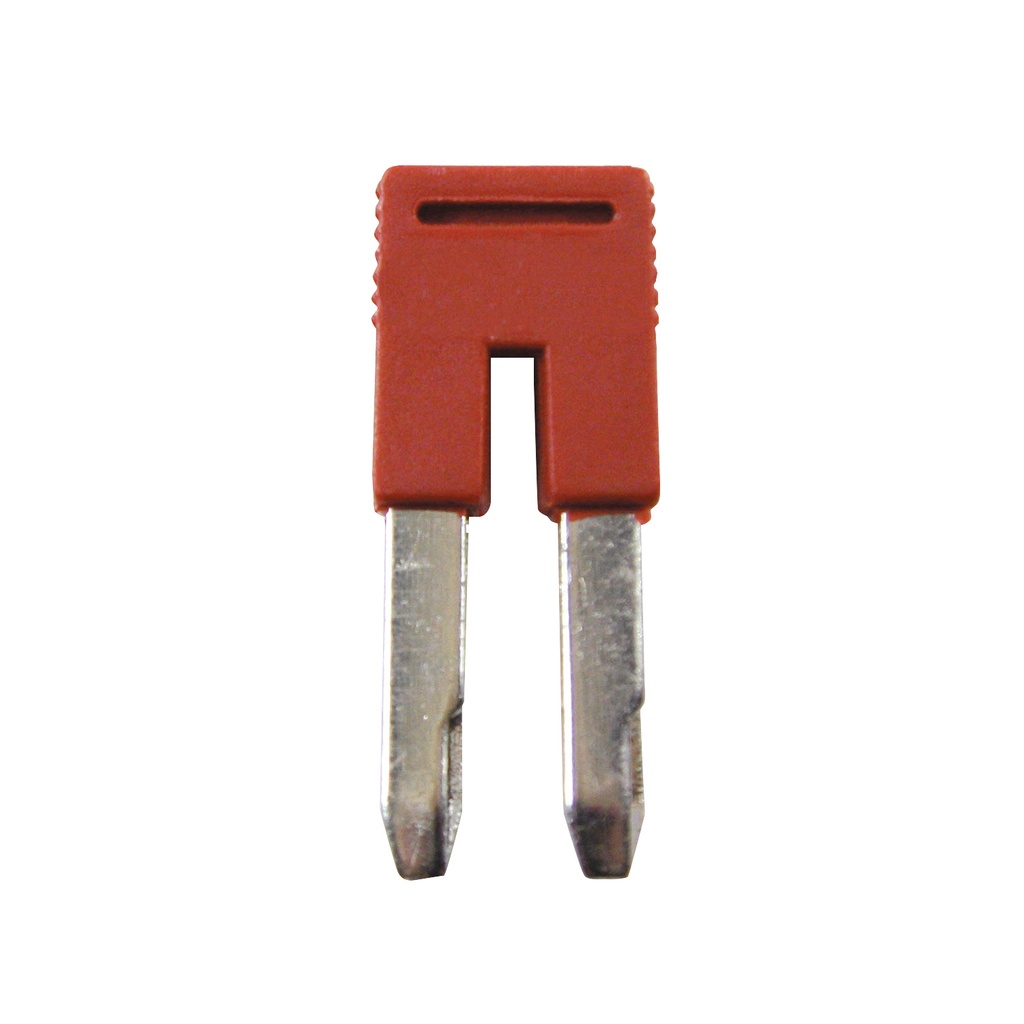 10 Position Terminal Block Jumper, 6.2 mm Pitch, Red Insulator