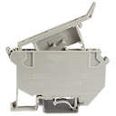 ASI UK5HESI DIN Rail Fuse Terminal Block | Fully Enclosed Design, 5x20mm Fuse Housing with Lever