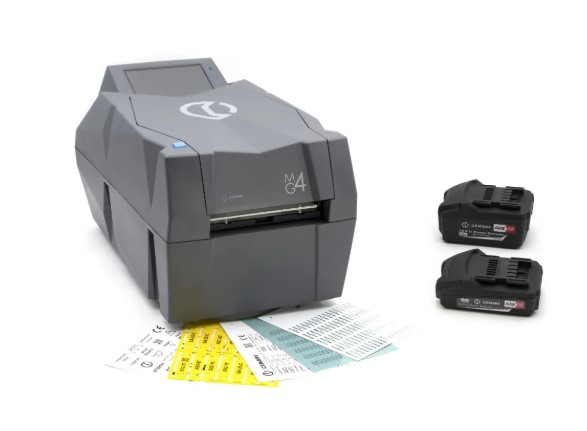 MG4A Industrial Thermal Transfer Printer | High-Resolution 300-600 DPI Label & Marker Printer | Ethernet & WiFi Connectivity | DIN Rail & Panel Labeling