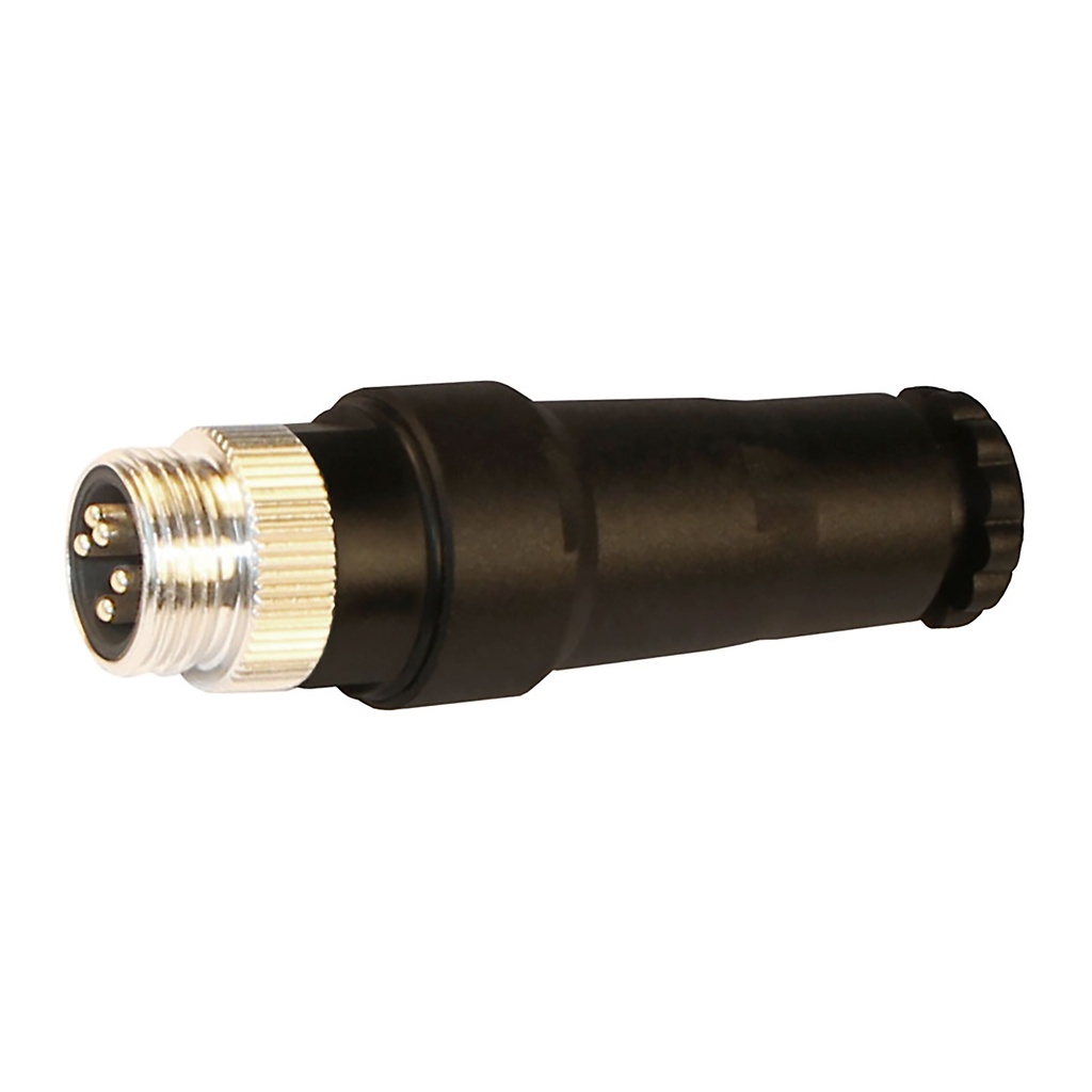 7/8' male field wireable connector; straight; 5 pole