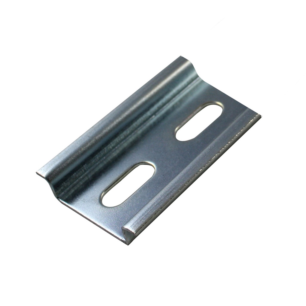 Standard 35 mm X 7.5 mm, Slotted Steel DIN Rail, 50.0mm/1.97in Length, RoHS Compliant