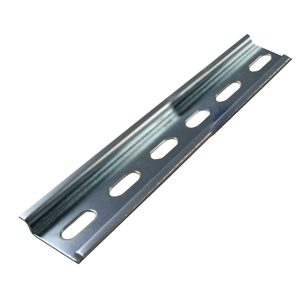 Standard 35 mm X 7.5 mm, Slotted Steel DIN Rail, 150.0mm/5.90in Length, RoHS Compliant