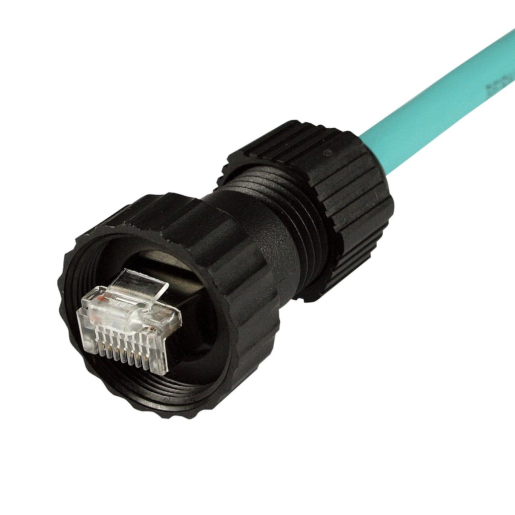 Waterproof Ethernet Connector, RJ45 Connector, (Cable not included)