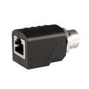 ASI ASITPA-4512FD-S | RJ45 to M12 Adapter | Female D-Coded M12 Connector | Panel Mount | Nickel-Plated Brass | Cat5e Compatible