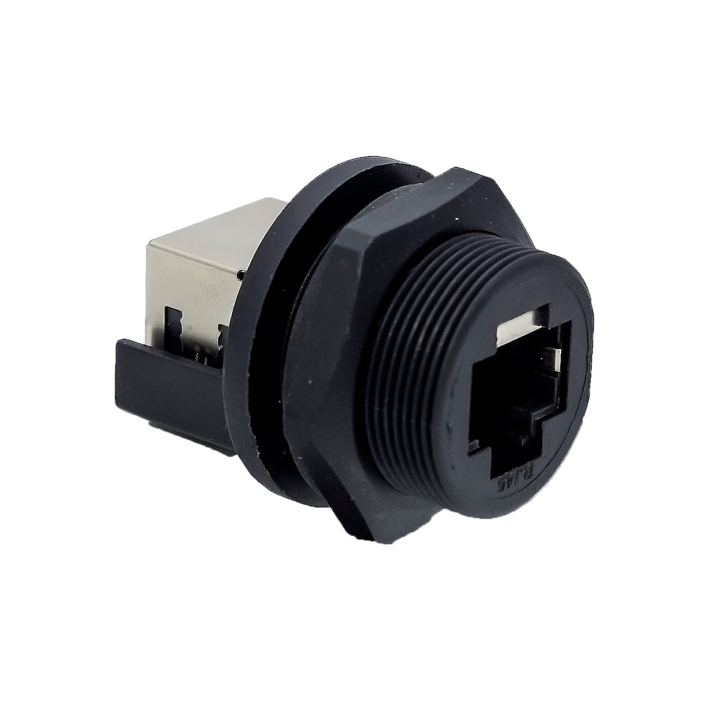 RJ45 Panel Mount Connector | Cat5e & Cat6 Ethernet Coupler | Shielded RJ45 to RJ45 Adapter