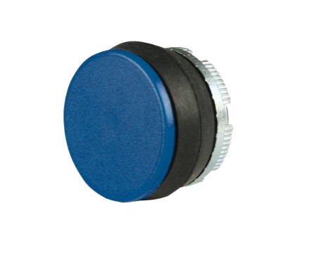 22mm Solid Blue "ENABLE" Push Button | Compatible with P02, P03, PL, PLB & TLP Series Pendant Stations