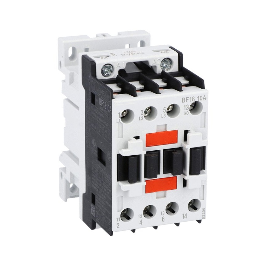 3 Pole IEC Contactor, 18 Amp, 24 Vac Coil, UL 60947-1/60947-4-1(UL508)