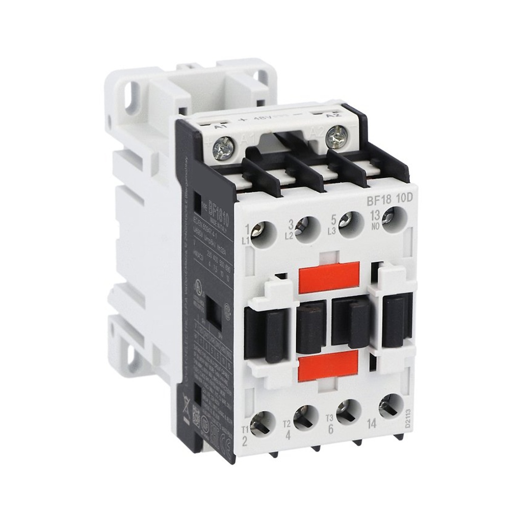 3 Pole Contactor, 18 Amp, 24 Vdc Coil, UL 60947-1/60947-4-1(UL508)