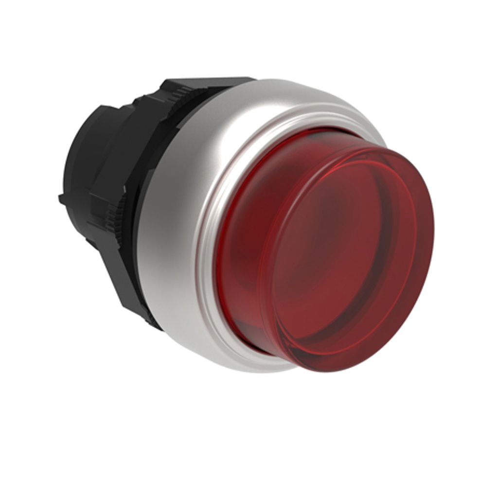 Illuminated Momentary Push Button Switch, Red, Extended, 22mm