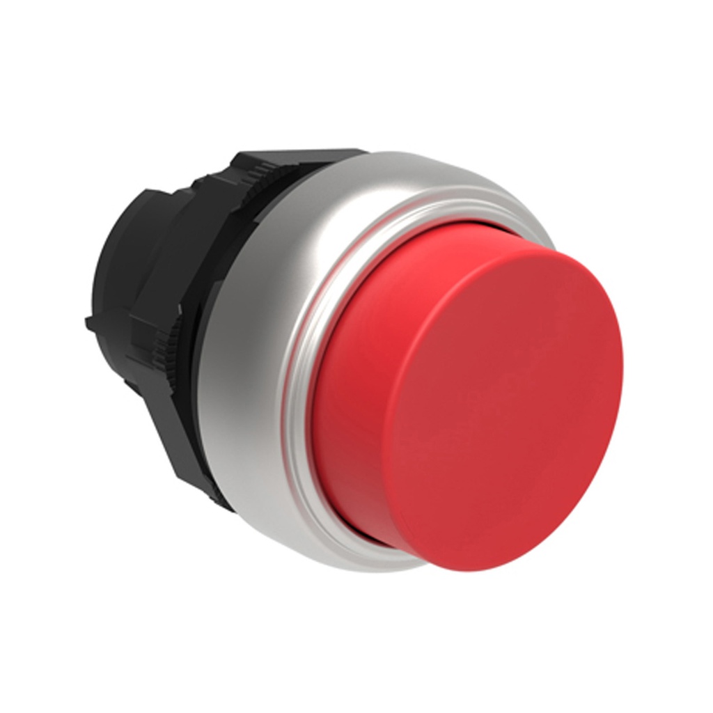 Push On-Push Off Button Switch, Extended, Red, 22mm