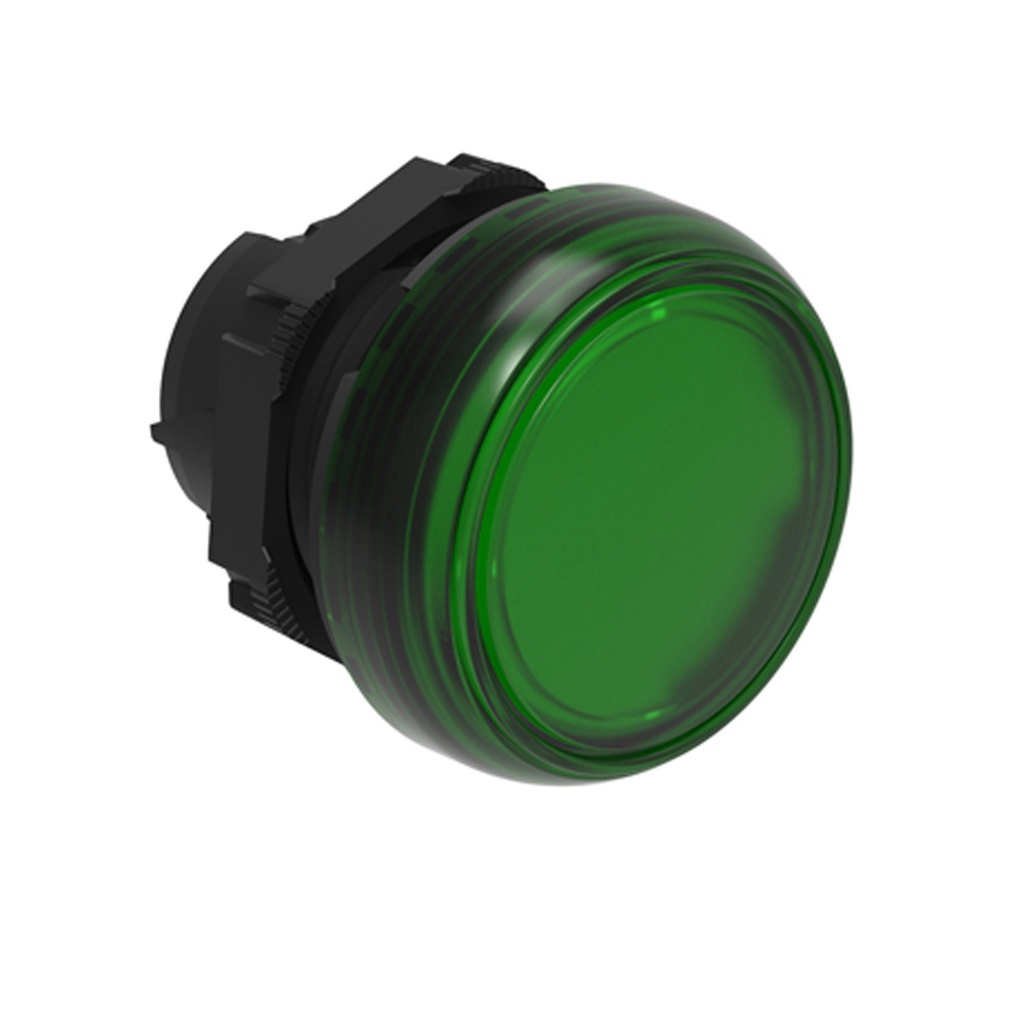 Green Indicator LED Light Head for 22mm LED Indicator, UL Listed