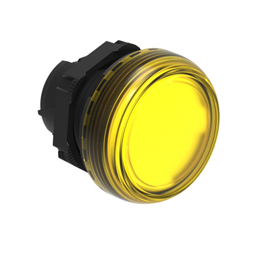 Yellow Indicator LED Light Head for 22mm LED Indicator, UL Listed