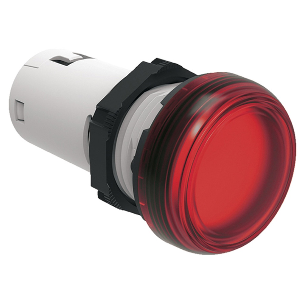 24 volt LED Indicator Lights, Red, 22mm, UL, LPMLB4