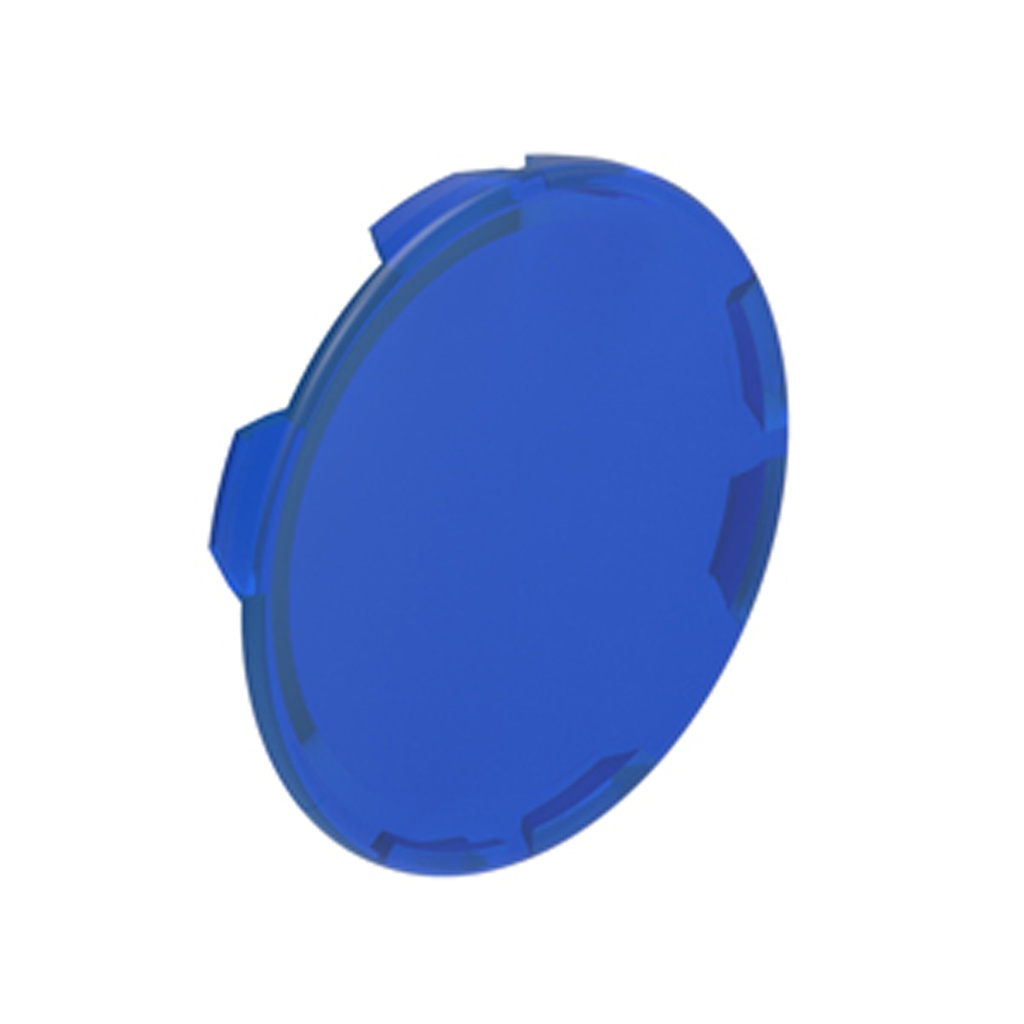 Flush Lens for Illuminated Spring-return Actuators, Blue