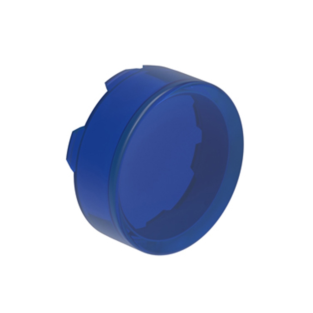 Extended Lens for Illuminated Spring-return Actuators, Blue