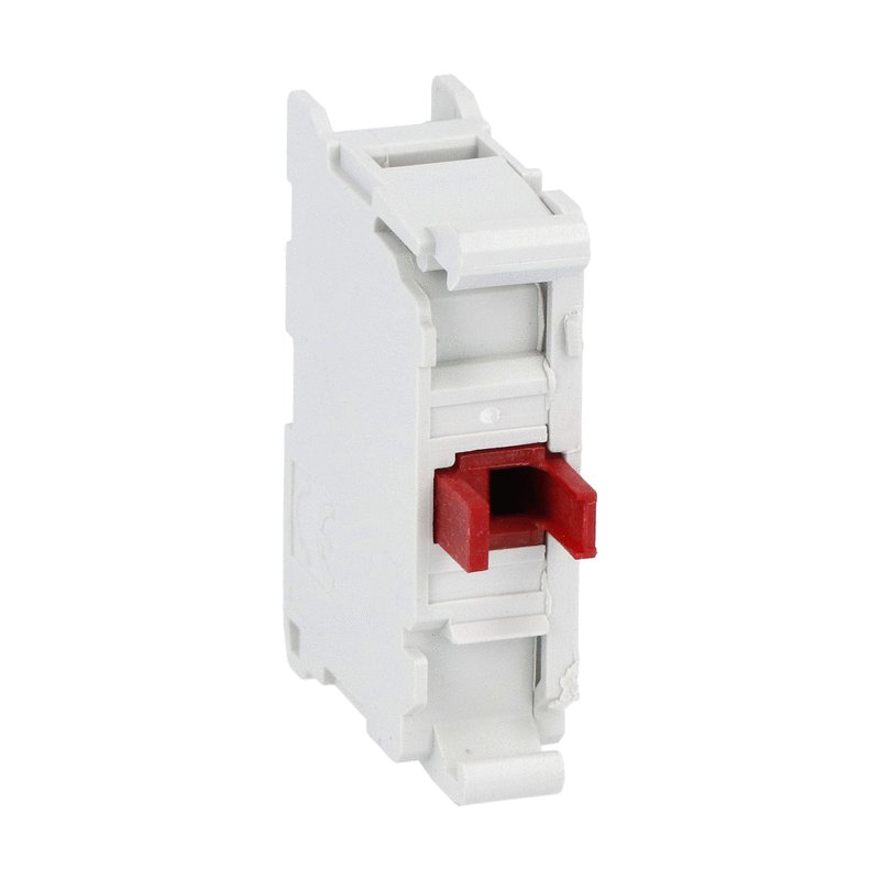 Contact Block Normally Closed NC 22mm Screw Termination DIN Rail Mount