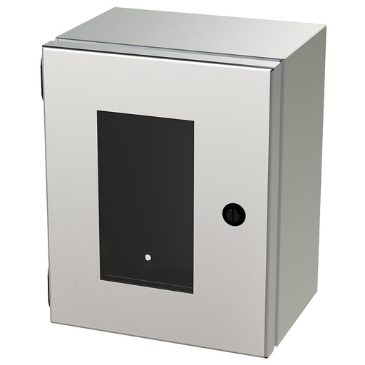 [SCE-10086ELJWSS] NEMA 4X Junction Box, Wallmount, 10" H x 8" W x 6" D, 304 Stainless Steel