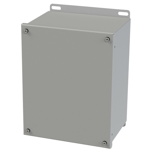 [SCE-10086SC] NEMA 3R, 4, 12 Enclosure, Wallmount, 10" H x 8" W x 6" D, Carbon Steel, Powder Coat gray