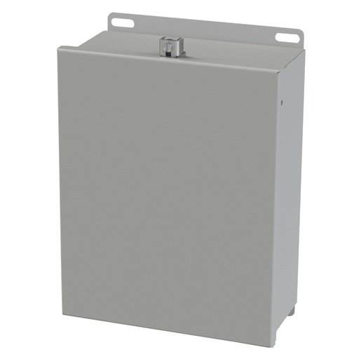 [SCE-1008CHSNF] NEMA 3R, 4, 12 Enclosure, Wallmount, 10" H x 8" W x 4" D, Carbon Steel, Powder Coat gray