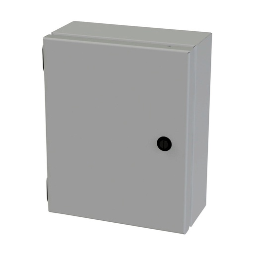 [SCE-1008ELJ] NEMA 3R, 4, 12 Junction Box, Wallmount, 10" H x 8" W x 4" D, Carbon Steel, Powder Coat gray