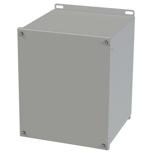 [SCE-1010SC] NEMA 3R, 4, 12 Enclosure, Wallmount, 10" H x 10" W x 4" D, Carbon Steel, Powder Coat gray