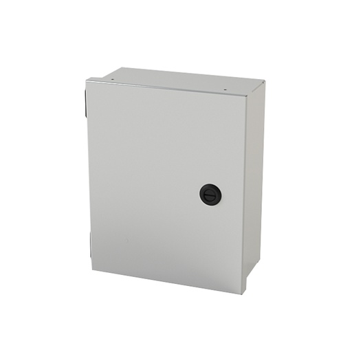 [SCE-10N804LP] NEMA 1 Enclosure, Wallmount, 10" H x 8" W x 4" D, Carbon Steel, Powder Coat gray