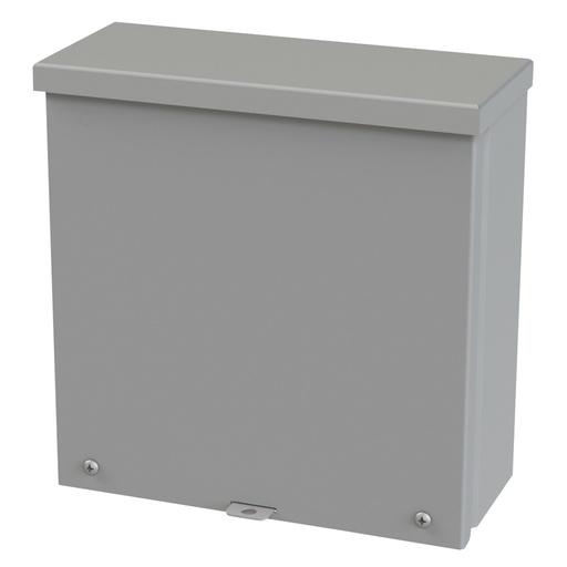 [SCE-10R104] NEMA 3R Enclosure, Wallmount, 10" H x 10" W x 4" D, Galvannealed Steel, gray