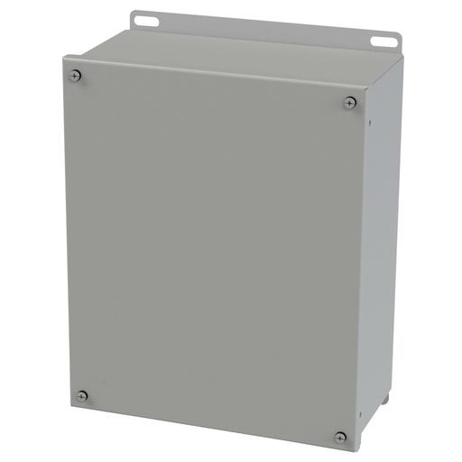 [SCE-1210SC] NEMA 3R, 4, 12 Enclosure, Wallmount, 12" H x 10" W x 5" D, Carbon Steel, Powder Coat gray