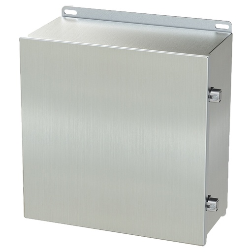 [SCE-1212CHNFSS] NEMA 3R, 4, 4X, 12 Enclosure, Wallmount, 12" H x 12" W x 6" D, 304 Stainless Steel