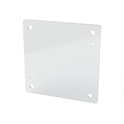 [SCE-12DLP12] Enclosure Sub-Panel, 12" H x 9" W, Carbon Steel, Powder Coat White