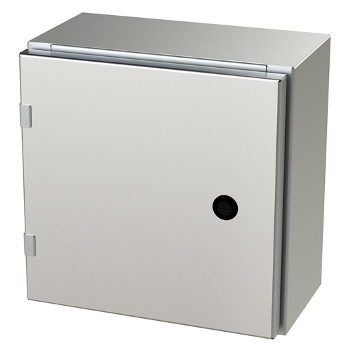 [SCE-12EL1206SSLP] NEMA 4X Enclosure, Wallmount, 12" H x 12" W x 6" D, 304 Stainless Steel