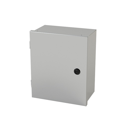 [SCE-12N1006LP] NEMA 1 Enclosure, Wallmount, 12" H x 10" W x 6" D, Carbon Steel, Powder Coat gray