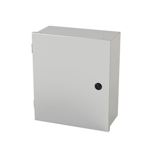 [SCE-14N1206LP] NEMA 1 Enclosure, Wallmount, 14" H x 12" W x 6" D, Carbon Steel, Powder Coat gray